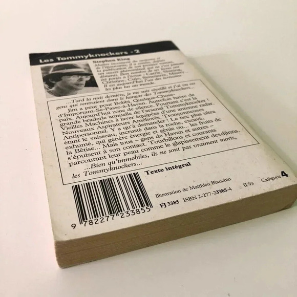 Vintage  90s Stephen King Les Tommyknockers Volume 2 French Paperback Book - Picture 4 of 16